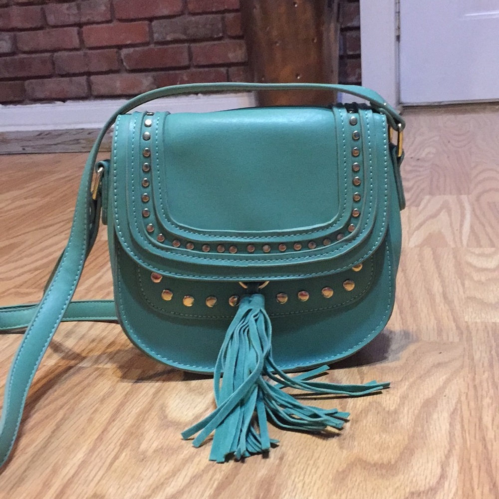 2 for $10 NWOT green saddlebag crossbody